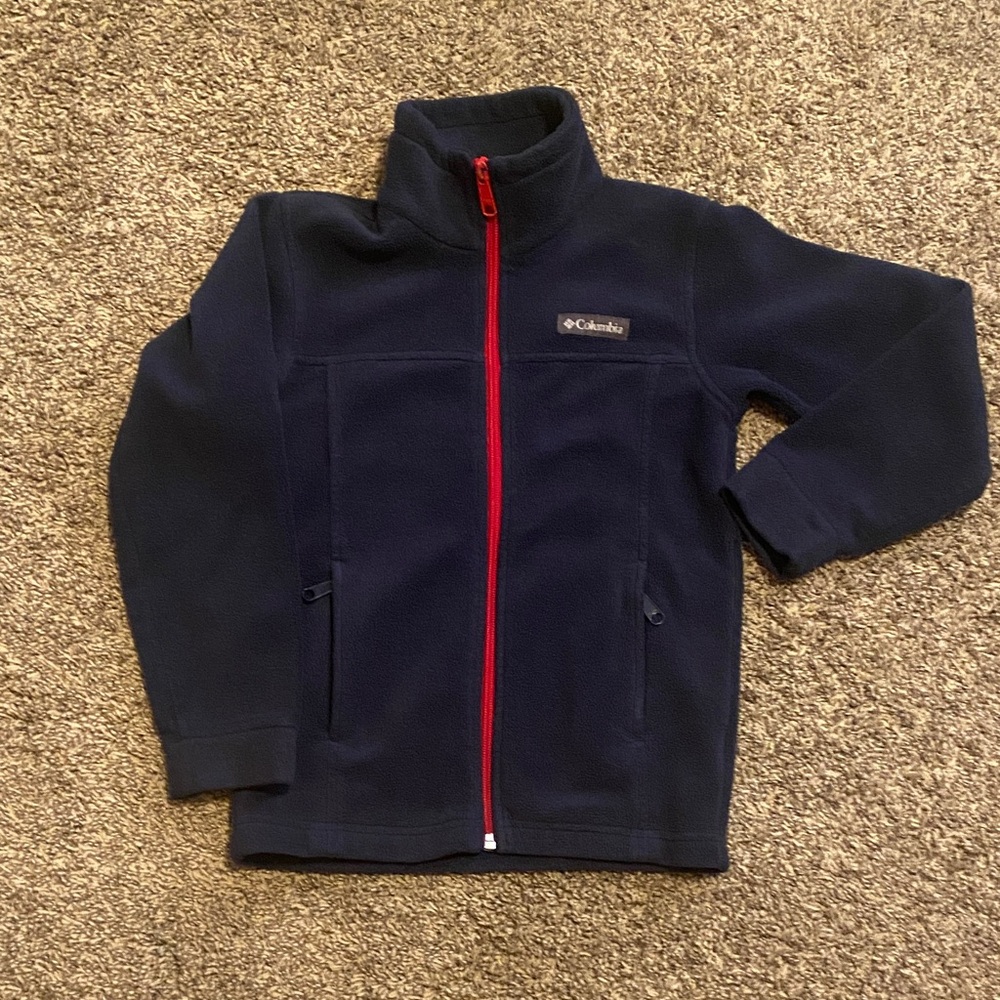 Columbia Fleece Jacket Navy XS - Picture 2 of 8